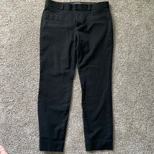 Banana Republic black cropped pants size 4